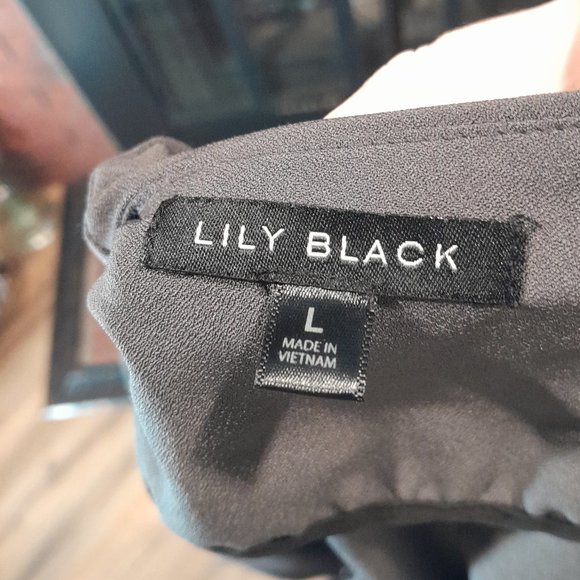 Lily Black Womens Large Grey Cardigan – Dark Academia, Cozy, Preppy - Picture 4 of 7